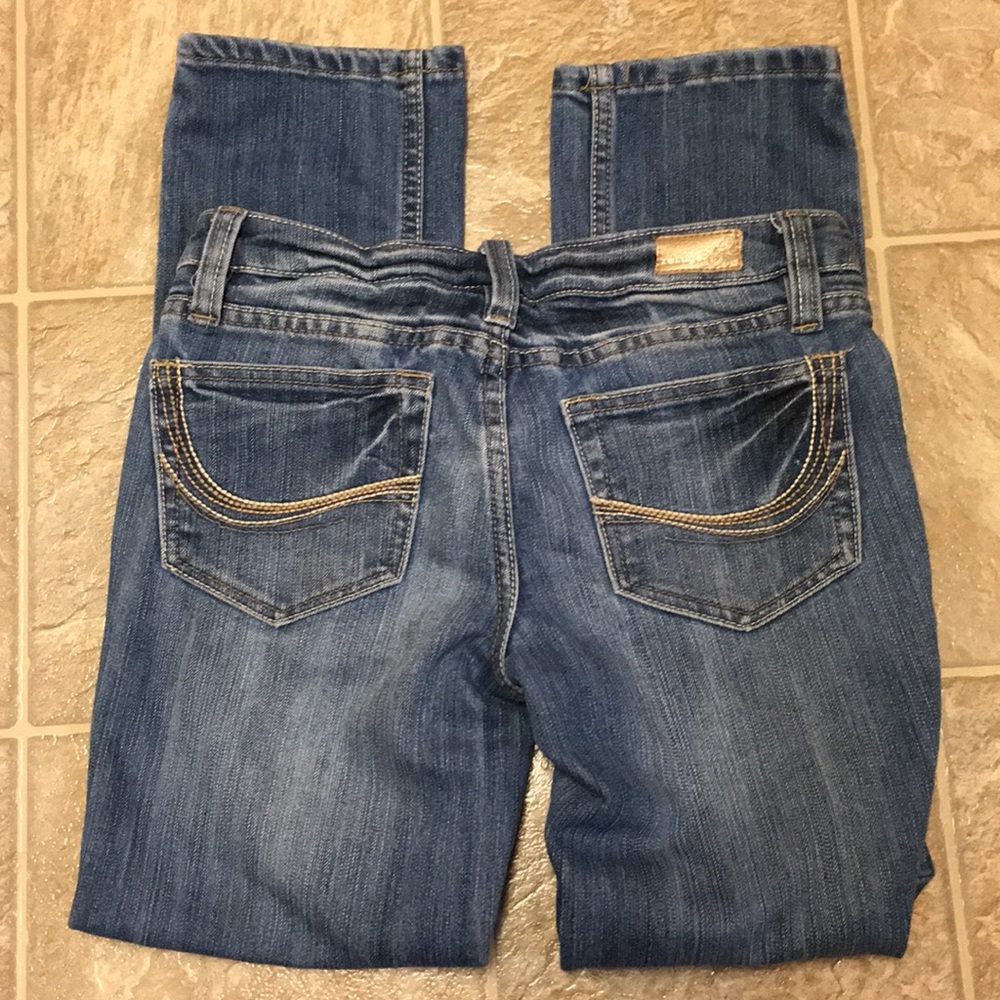 Refuge Distressed Straight Jeans